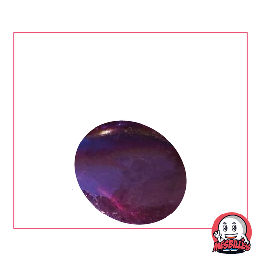 1 Flat Marble 30 mm Iridescent Purple