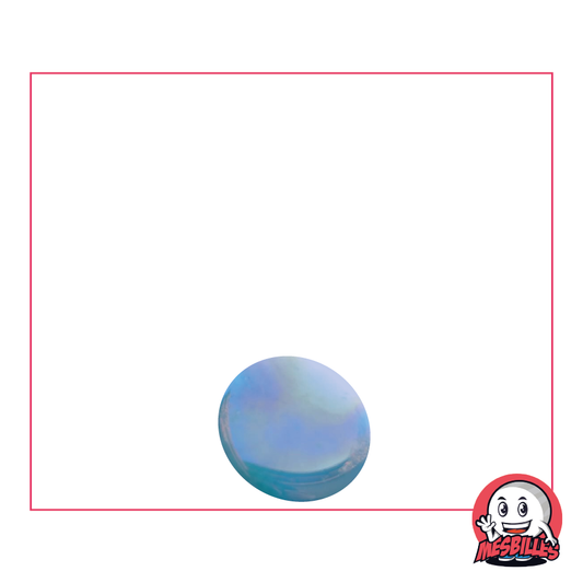 1 Flat Marble 12 mm Glossy Light Blue