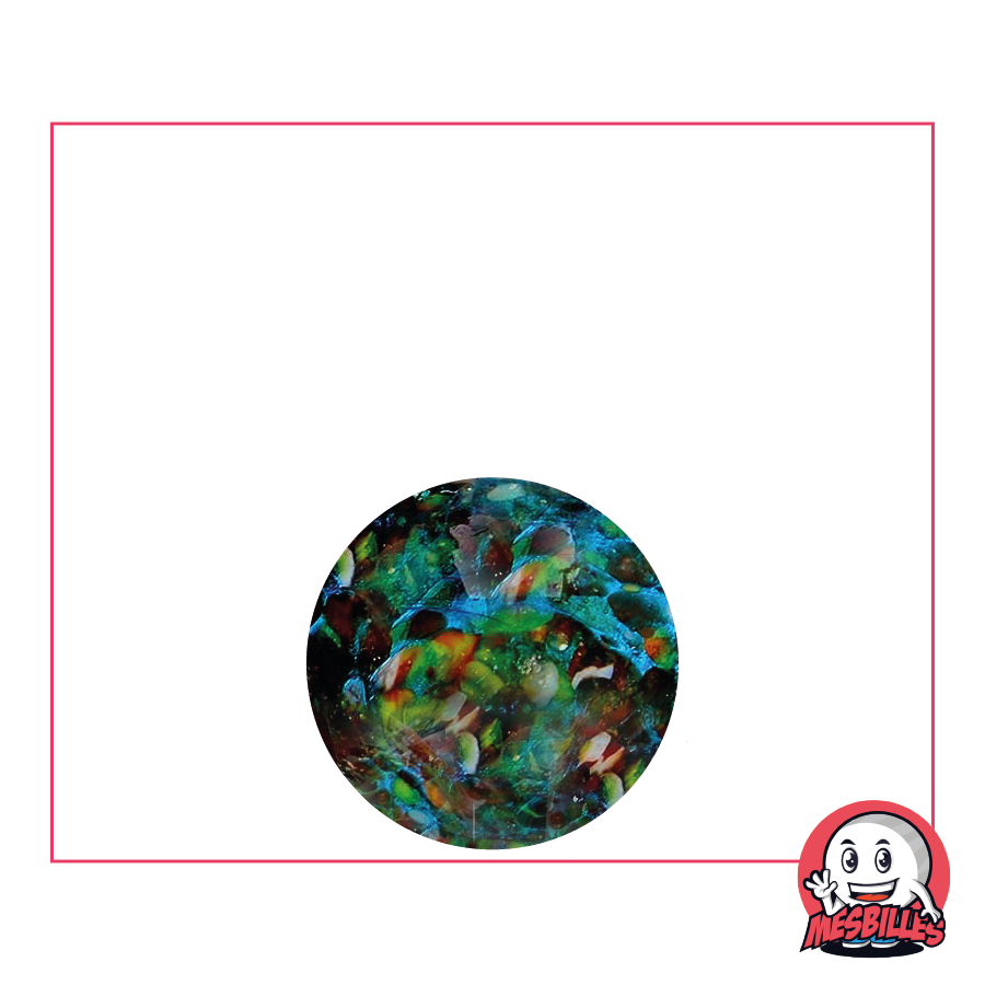 SHENSAIGO Lot de 100 petites billes en verre colorées de 16 mm - Pour jeu de billes, pistes à billes, vases, décoration de plantes - Maison SHENSAIGO Lot de 100 petites billes en verre colorées de 16 mm - Pour jeu de billes, pistes à billes, vases, décoration de plantes - Maison