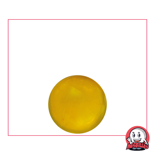 1 Yellow Magnifying Glass Marble 16 mm