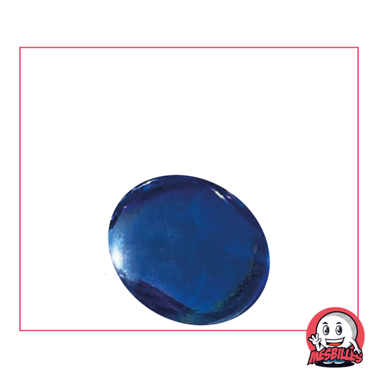 1 Flat Marble 30 mm Iridescent Midnight Blue