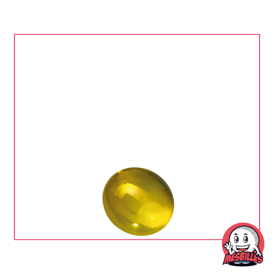 1 Flat Marble 12 mm Iridescent Yellow