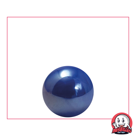 1 glänzender blauer Marmor 16 mm