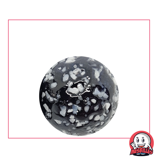 1 Black Nugget Marble 25 mm