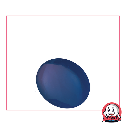 1 Glossy Midnight Blue Flat Marble 30 mm