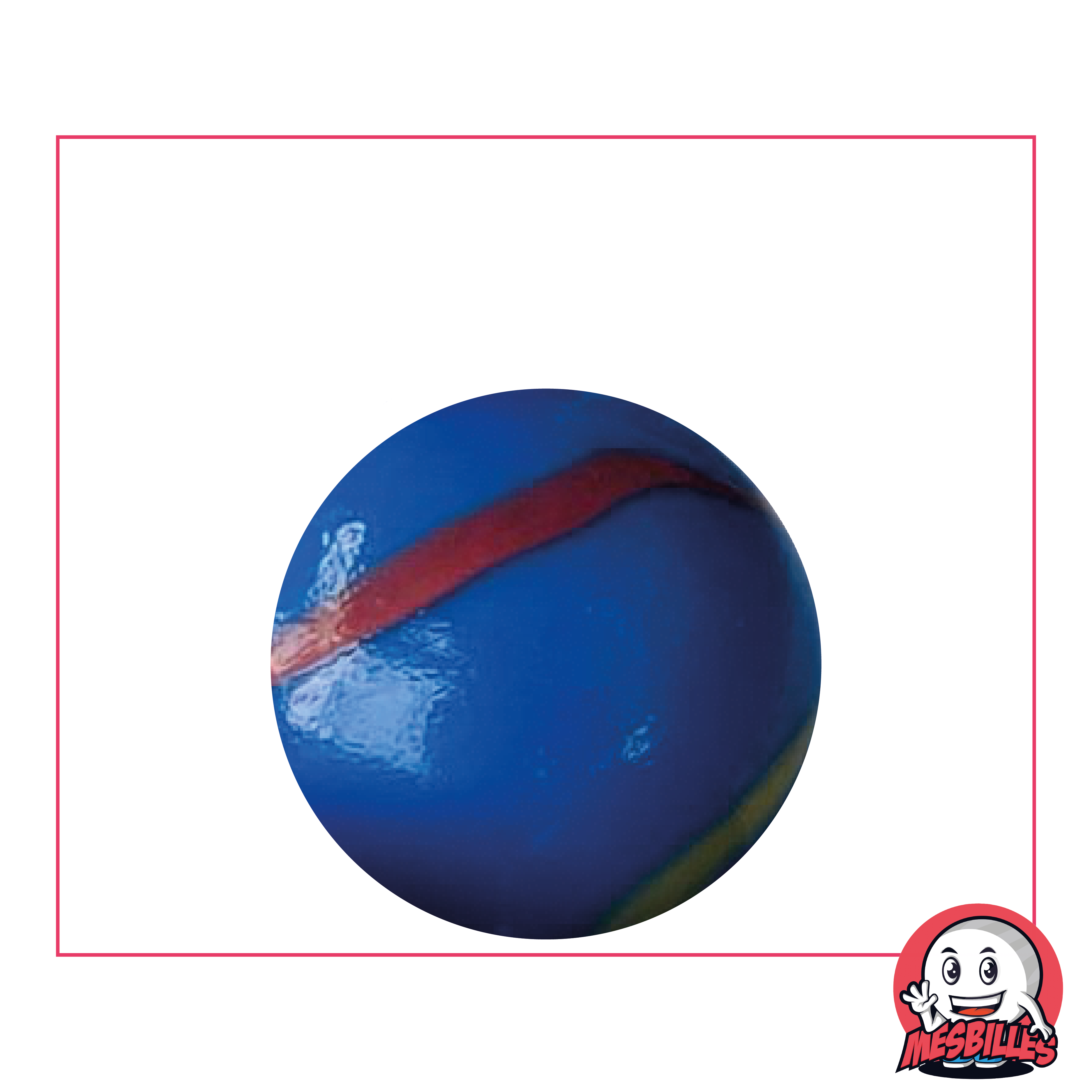 mesbilles - 4 Calots Billes Jupiter - Bille en Verre 25 mm mesbilles - 4 Calots Billes Jupiter - Bille en Verre 25 mm