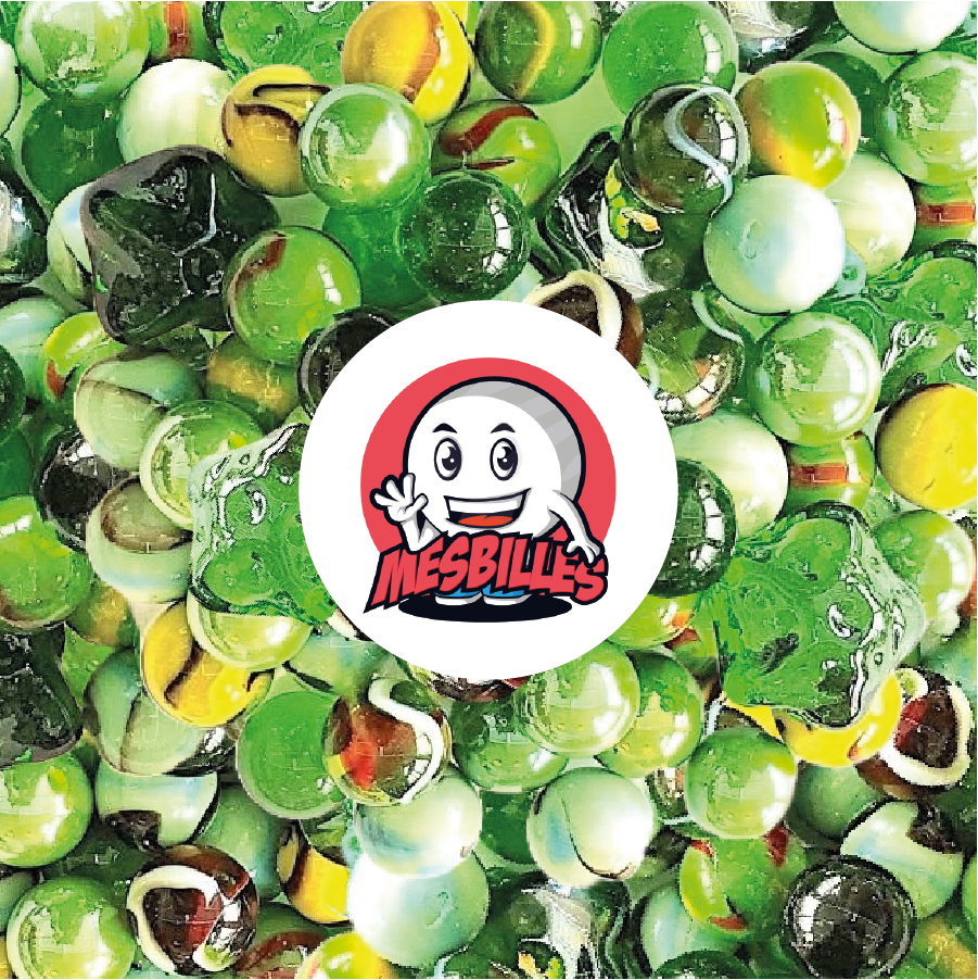 Jeu De Billes 25 Pièces Set De 25 Billes En Verre Premium - 1 Grande Jeu De Billes 25 Pièces Set De 25 Billes En Verre Premium - 1 Grande