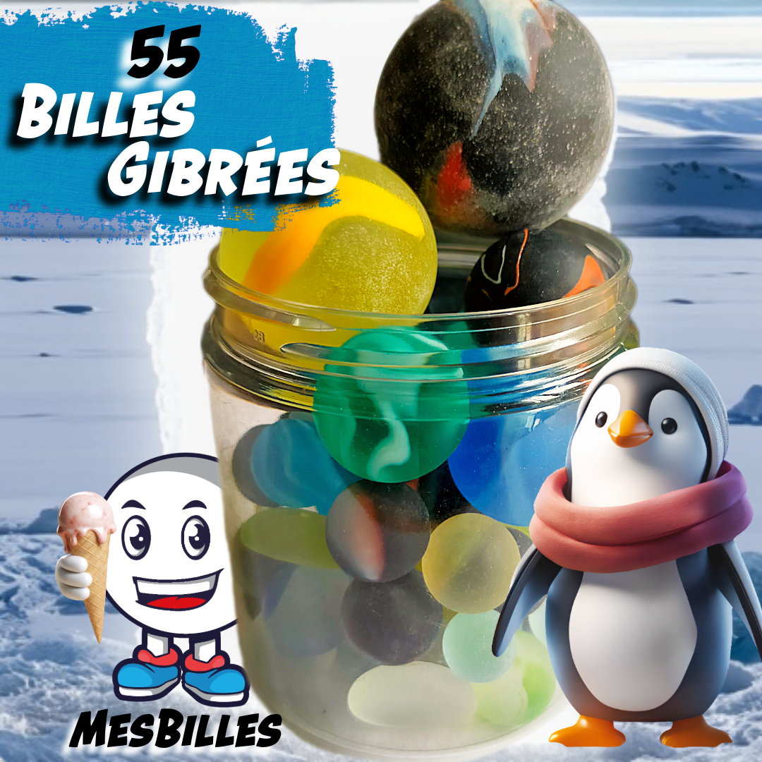 55 Billes Givrée