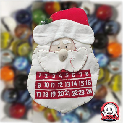 Calendrier de l'avent : 48 Billes, Edition limitée Calendrier Père Noël