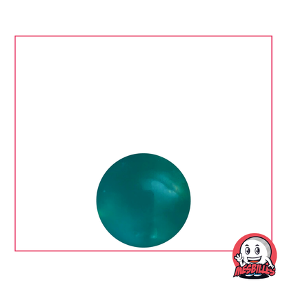 1 Bille Loupe Bleu-Canard 12 mm