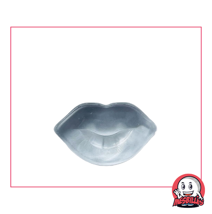 Bille Extra-plate Kiss en verre translucide cristal, taille 25 mm - MesBilles