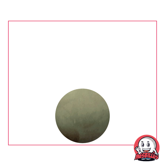 Bille Perle Grise de 14 mm - Verre Opaque Gris Élégant et Mystérieux - MesBilles