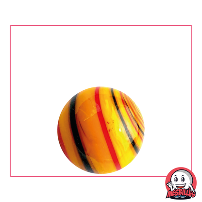 1 Yellow Equinox Art Marble 22 mm