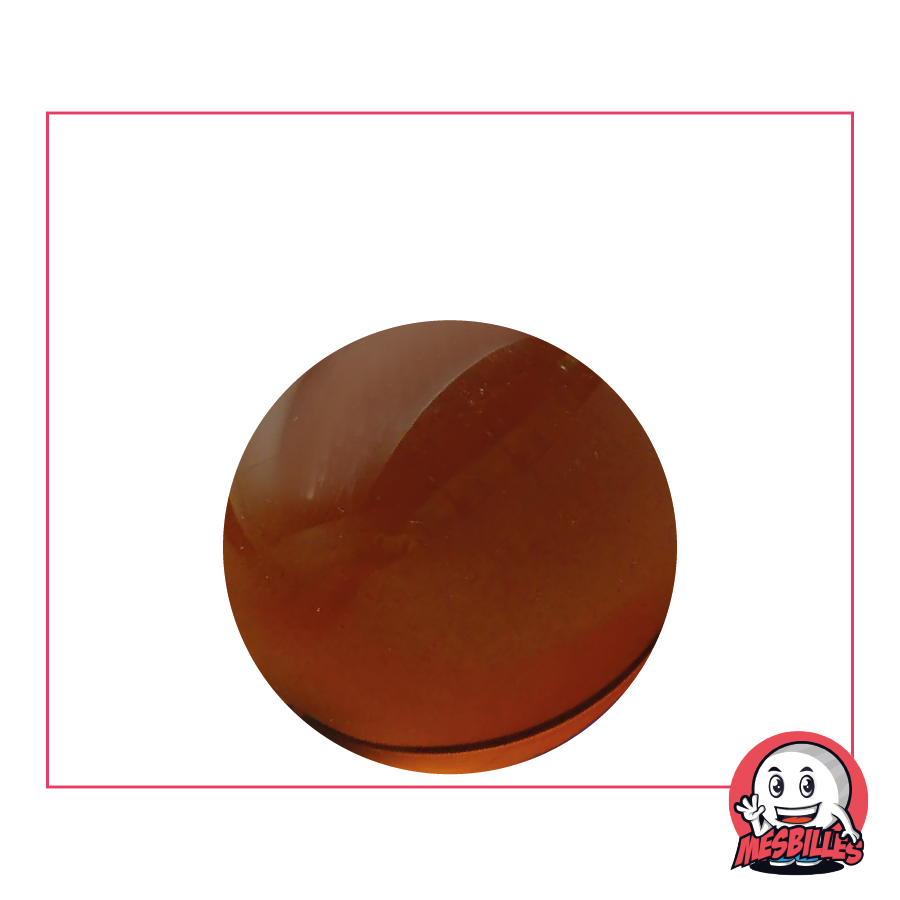1 Amber Crystal Marble 25 mm