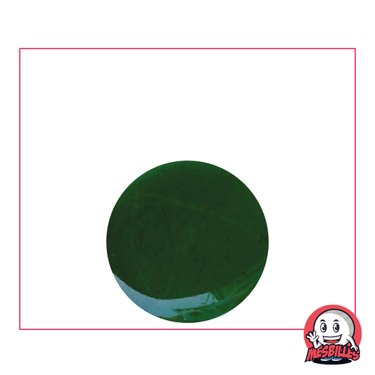 1 Dark Green Magnifying Glass Bead 22 mm