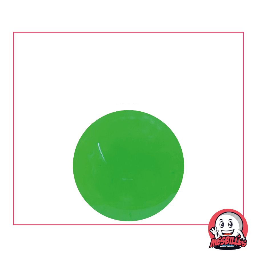 1 Green Magnifying Glass Marble 25 mm