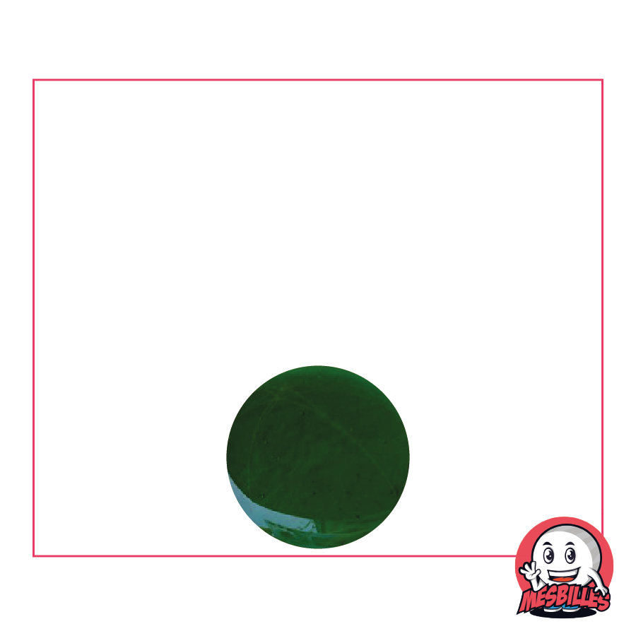 1 Bille Loupe Vert-Foncé 10 mm