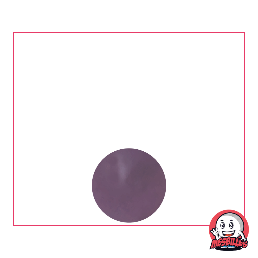 Bille Loupe Violet Foncé 12 mm par MesBilles