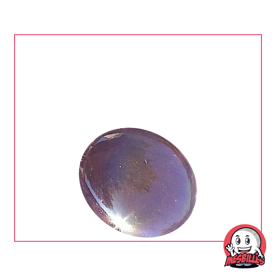 1 Flat Marble 30 mm Glossy Violet