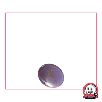1 Flat Marble 12 mm Glossy Violet