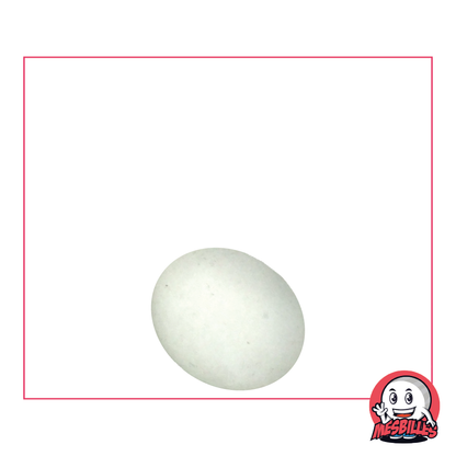 1 Flat Marble 18 mm Frosted White