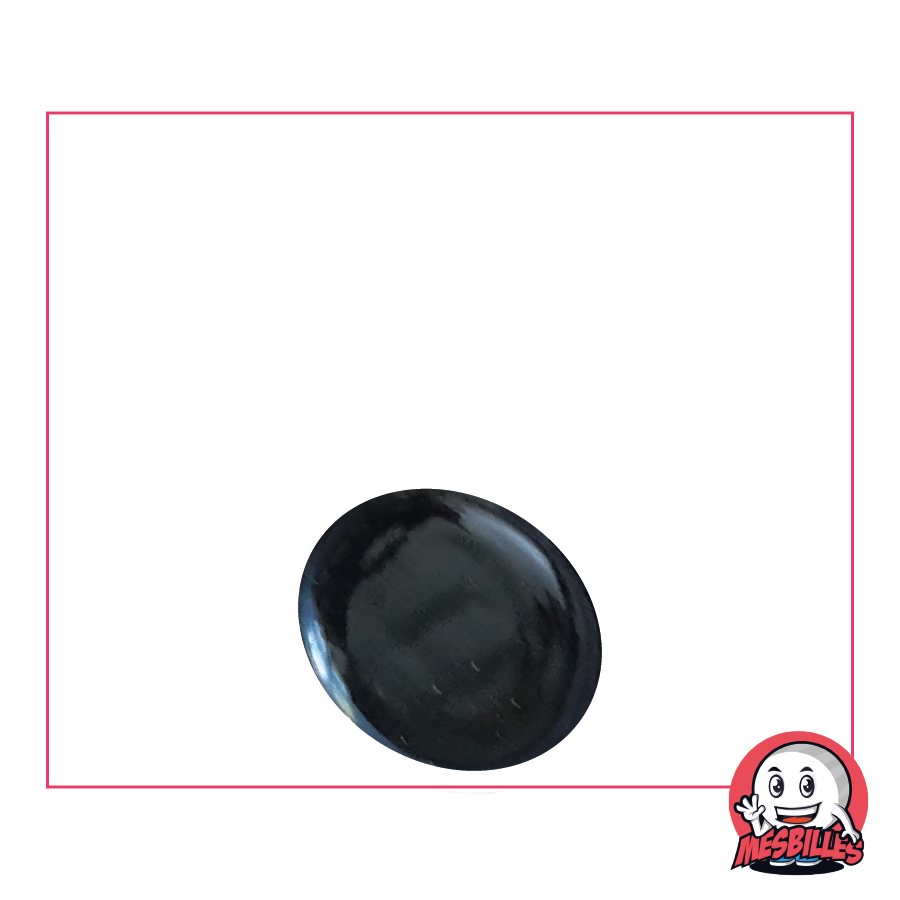 1 Flat Marble 18 mm Black Pearl