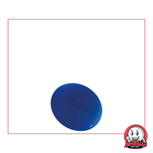 1 Bille Plate 18 mm Perle Bleu