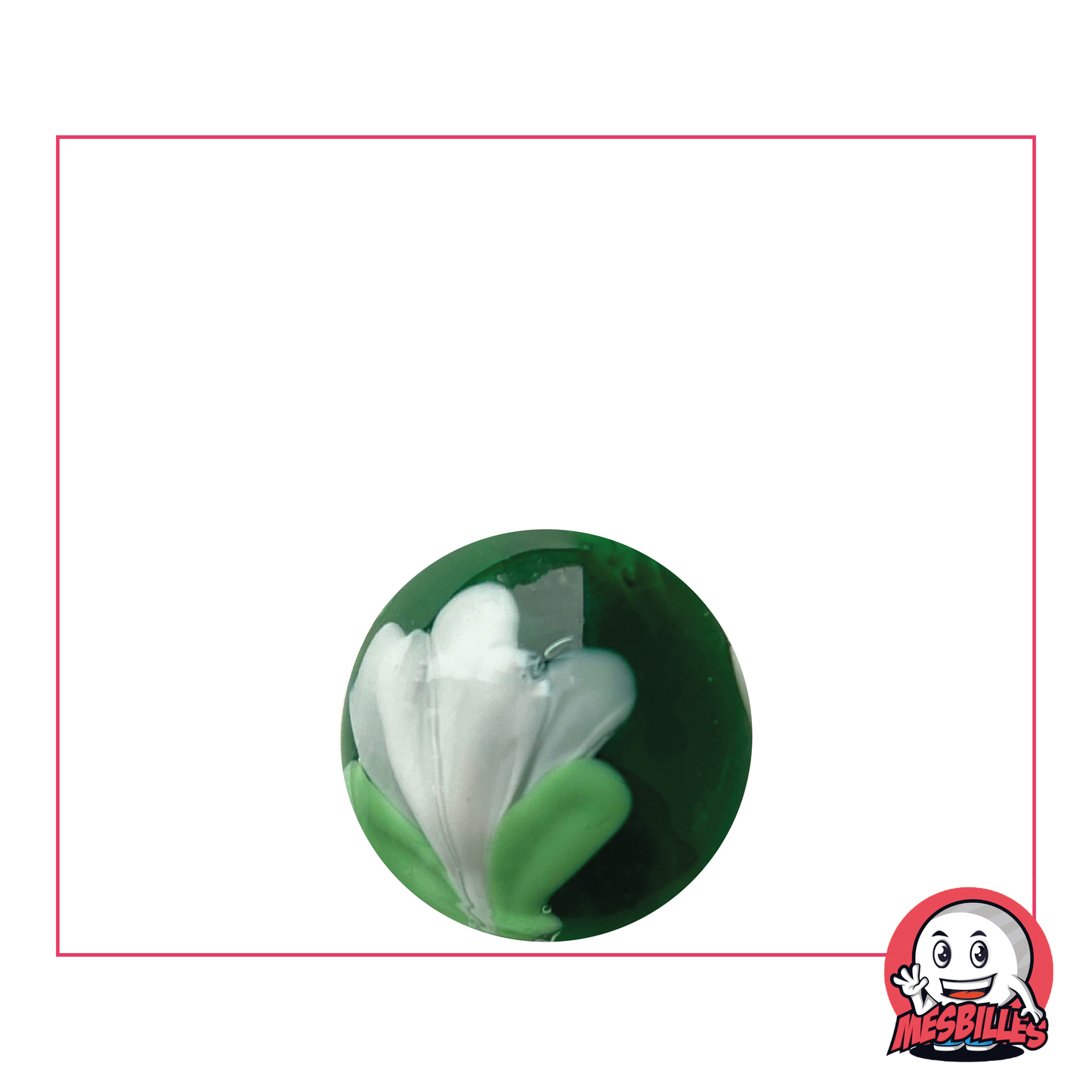 1 Bille Art Tulipe Vert 16 mm