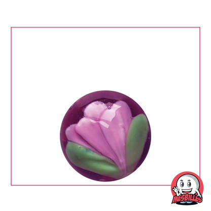 1 Bille Art Tulipe Violet 22 mm