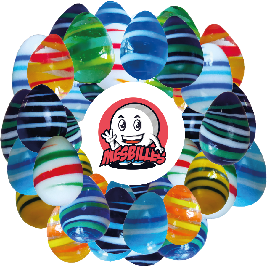 mesbilles 25 Billes Charbon Bille en Verre de 16 mm mesbilles 25 Billes Charbon Bille en Verre de 16 mm