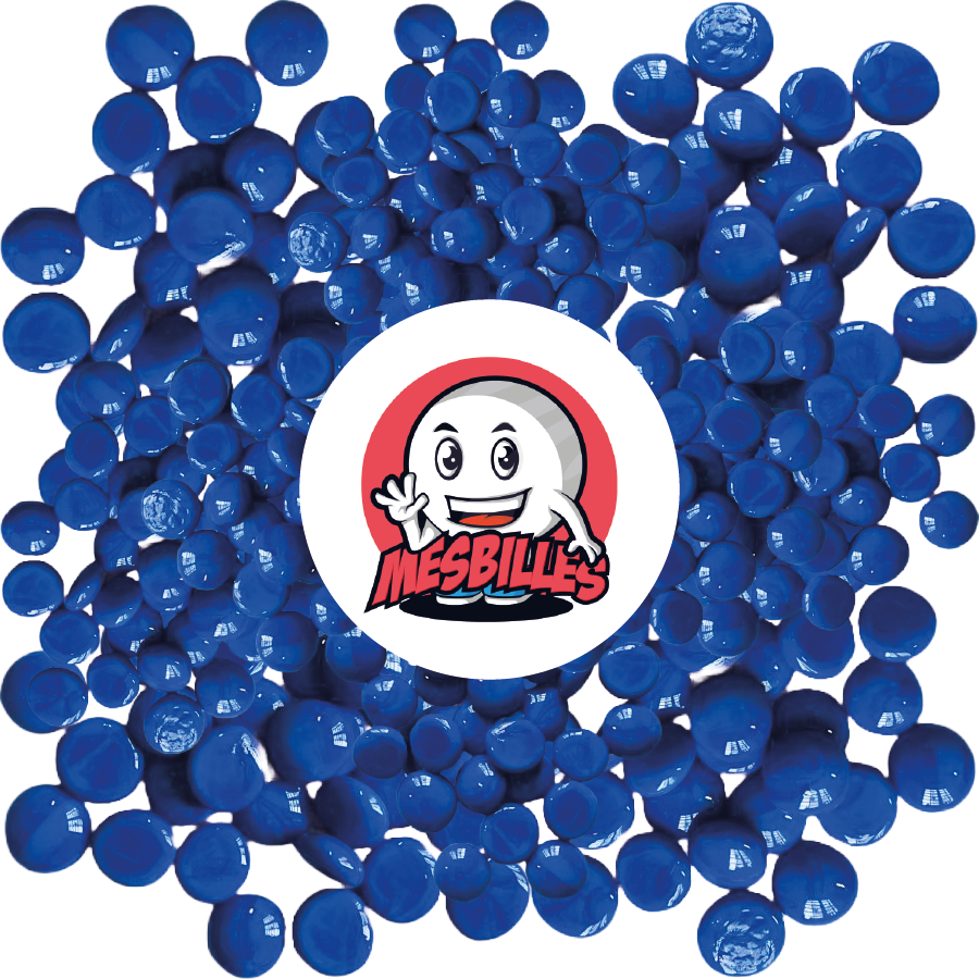 120 Billes Plates En Verre 2cm 500g - Galets Décoratifs Colorés Pour Enfants