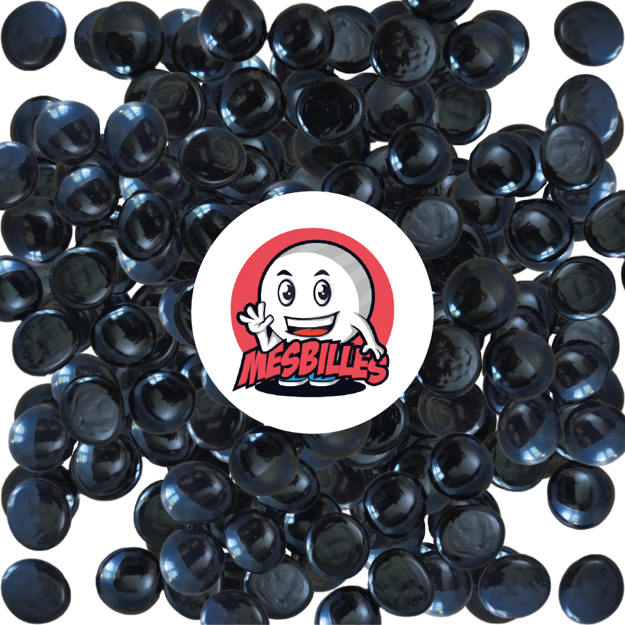 1 Flat Marble 18 mm Black Pearl