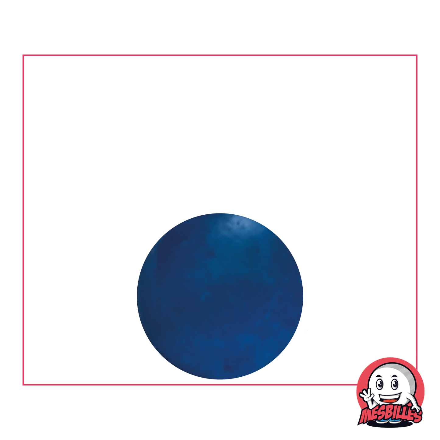 Bille Bleu Flou 16 mm en Verre | Une Douceur pour Sacs de BillesBille Bleu Foncé Flou 16 mm en Verre | Une Douceur pour Sacs de Billes
