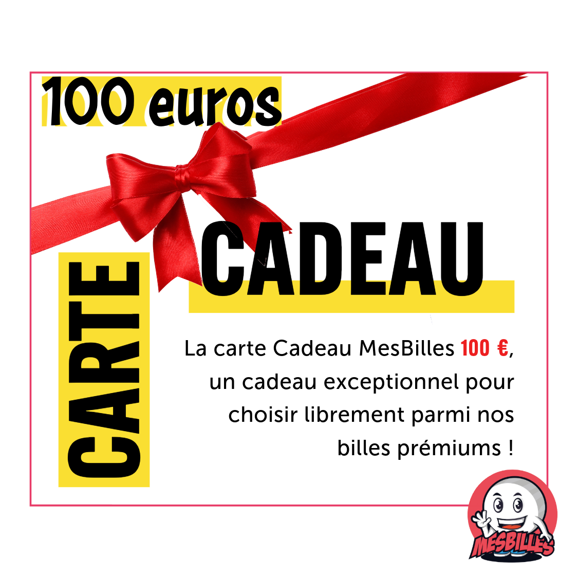 Carte Cadeau MesBilles de 100 € : un cadeau exceptionnel pour les amoureux des billes !