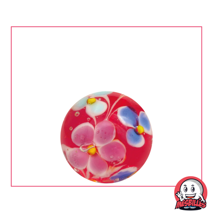 1 Art Marble Daisy Red 22 mm
