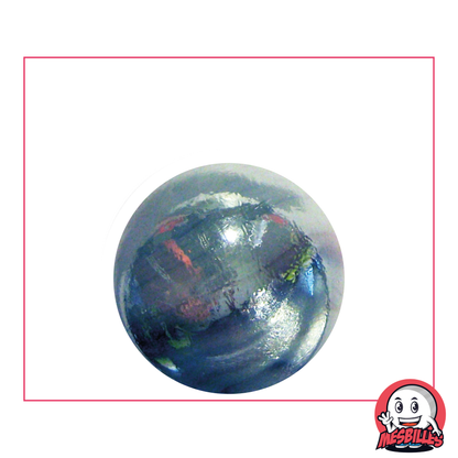 1 Gray-Blue Marble 25 mm