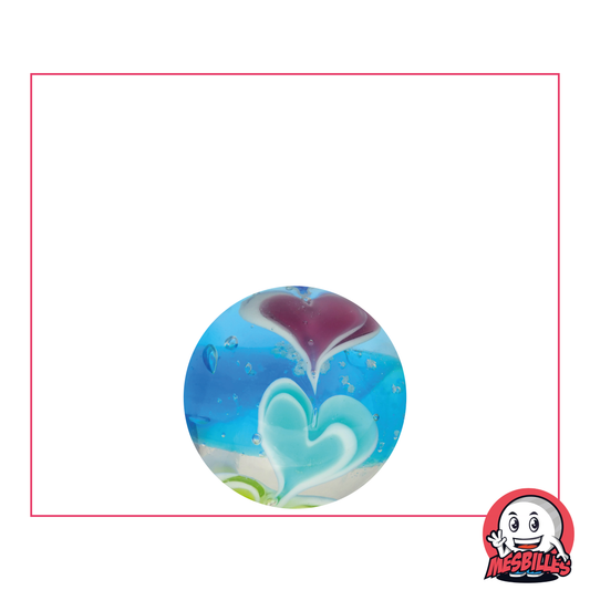 1 Art Ice Cream Marmor Blau 16 mm