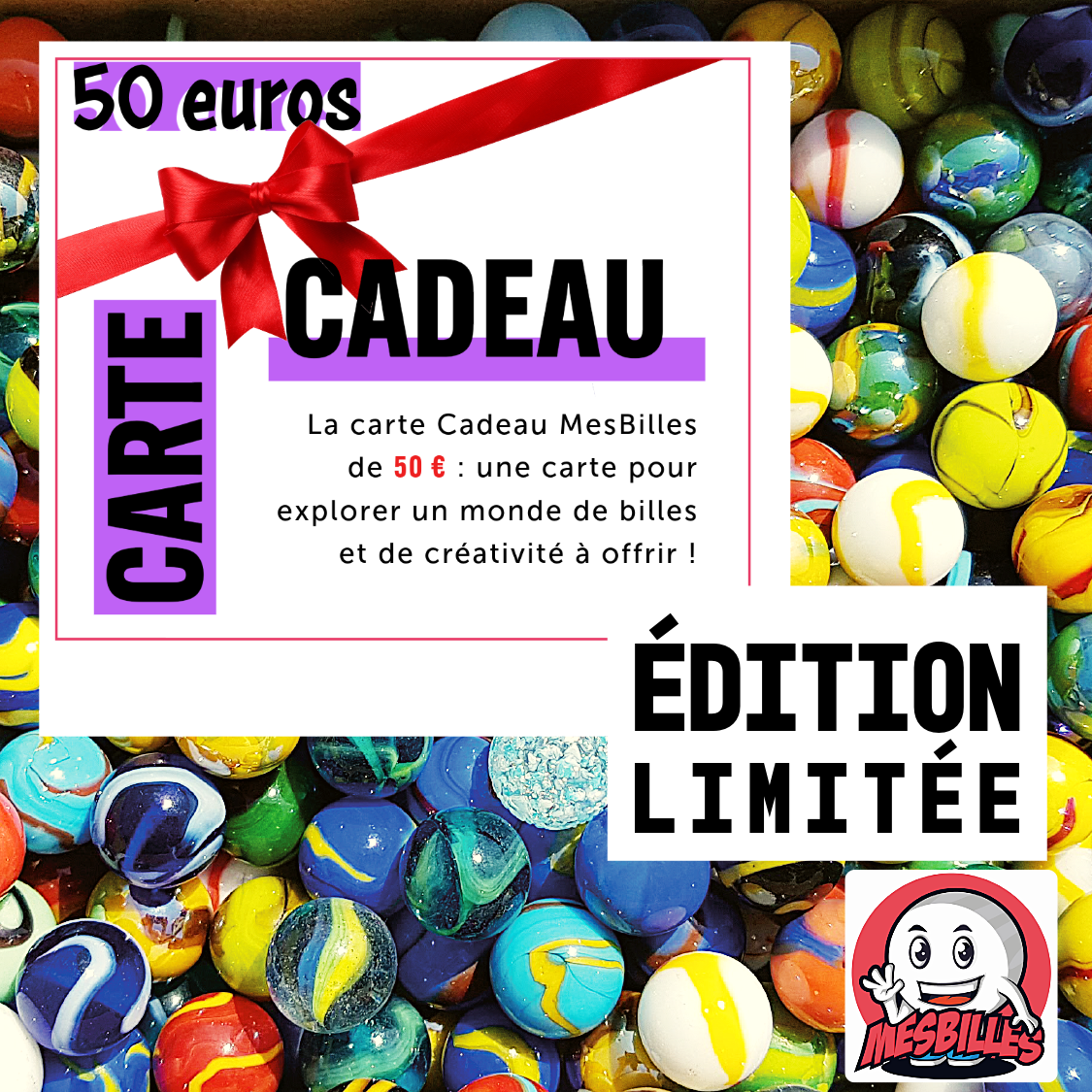 Carte cadeau MesBilles 50€