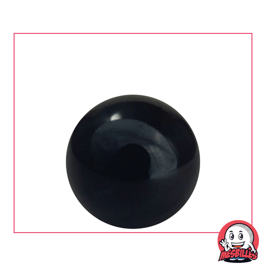 1 Bille Noir Perle 25 mm