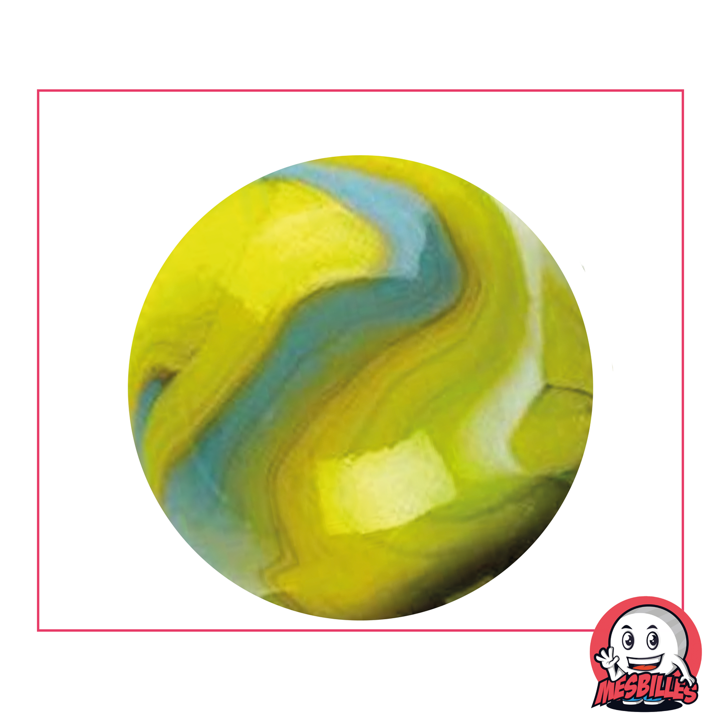 1 Green Tiger Marble 42 mm
