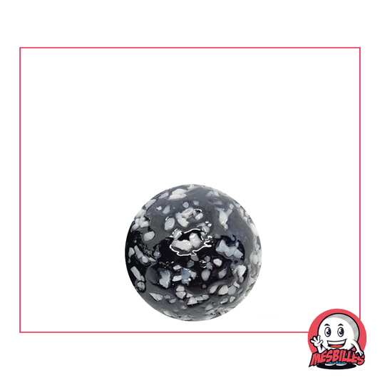 1 Marble Nugget Black Glass marbles 16 mm