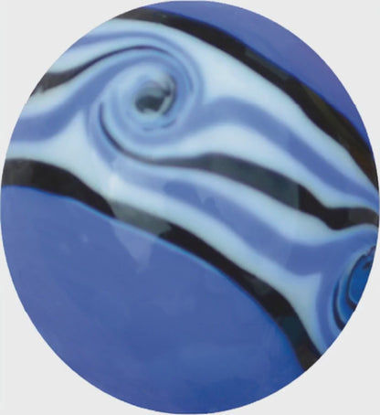 1 Bille Art Hawaï Bleu 16 mm