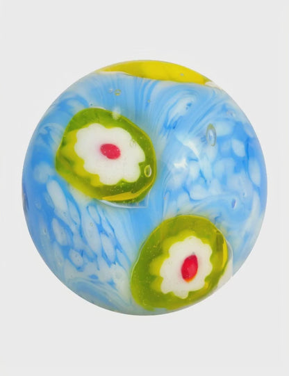 1 Water Lily Flower Art Marble 22 mm
